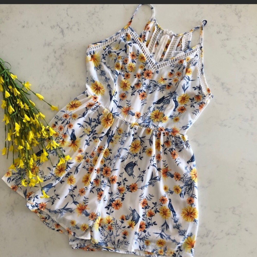 Sienna Sky Floral Print Romper